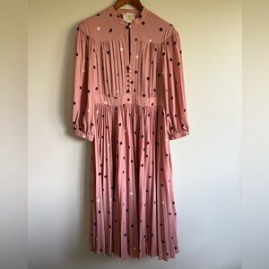 Kate Spade Pink Polka Dot Dress size 6